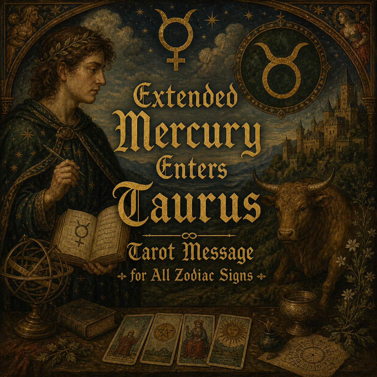 Extended Mercury Enters Taurus Tarot Message