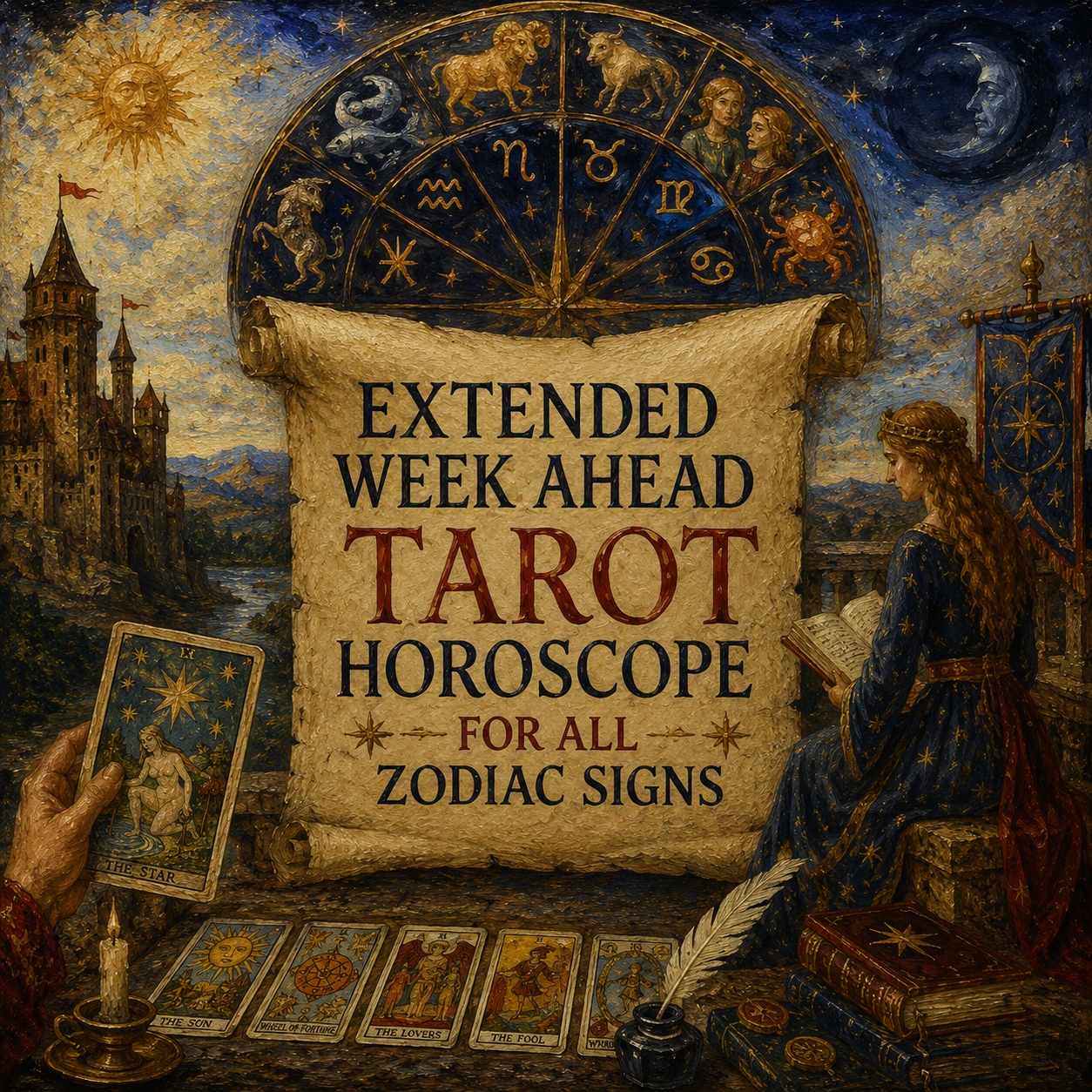 Extended Week Ahead Tarot Horoscope