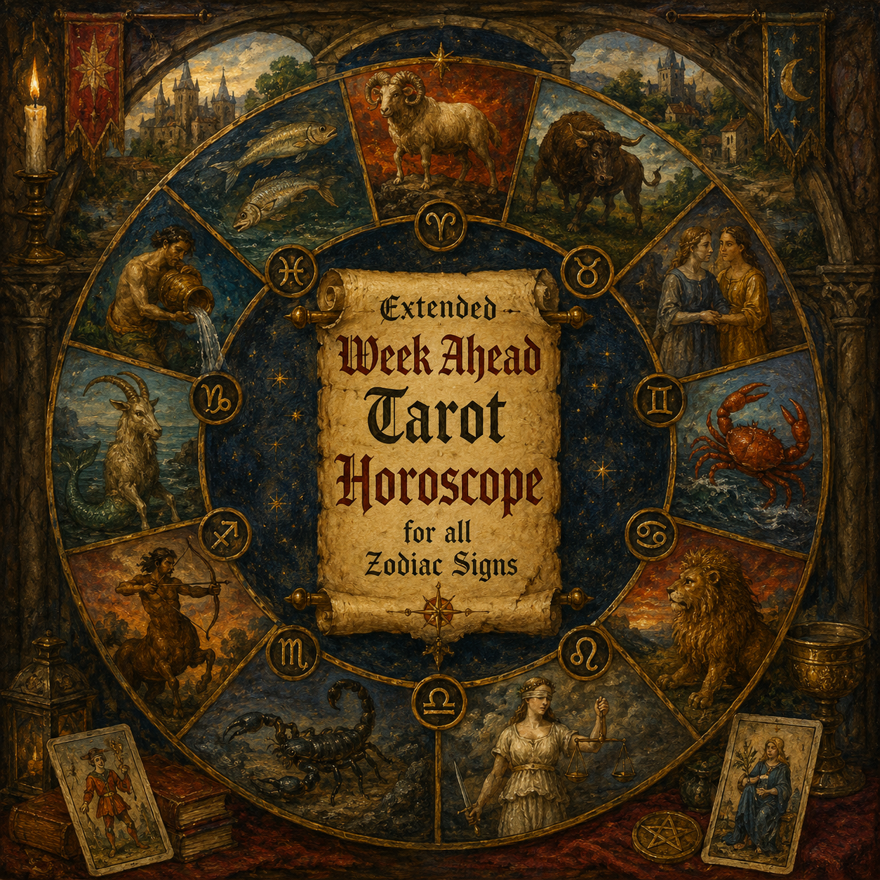 Extended Week Ahead Tarot Horoscope