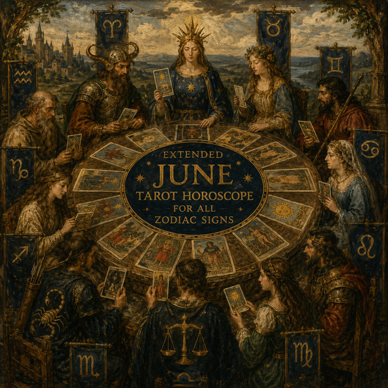 Extended June Tarot Horoscope For All Signs