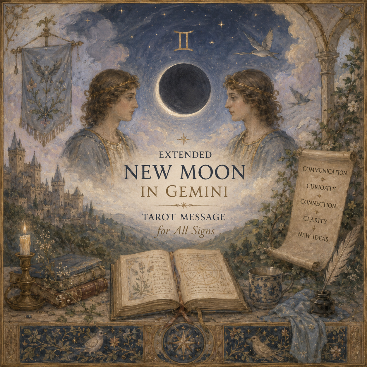 Extended New Moon in Gemini Tarot Message