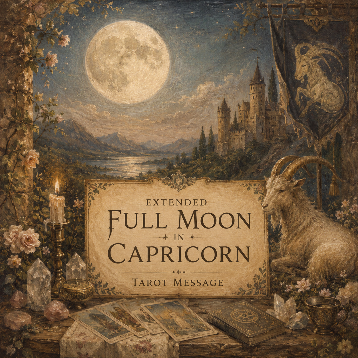 Extended Full Moon in Capricorn Tarot Message