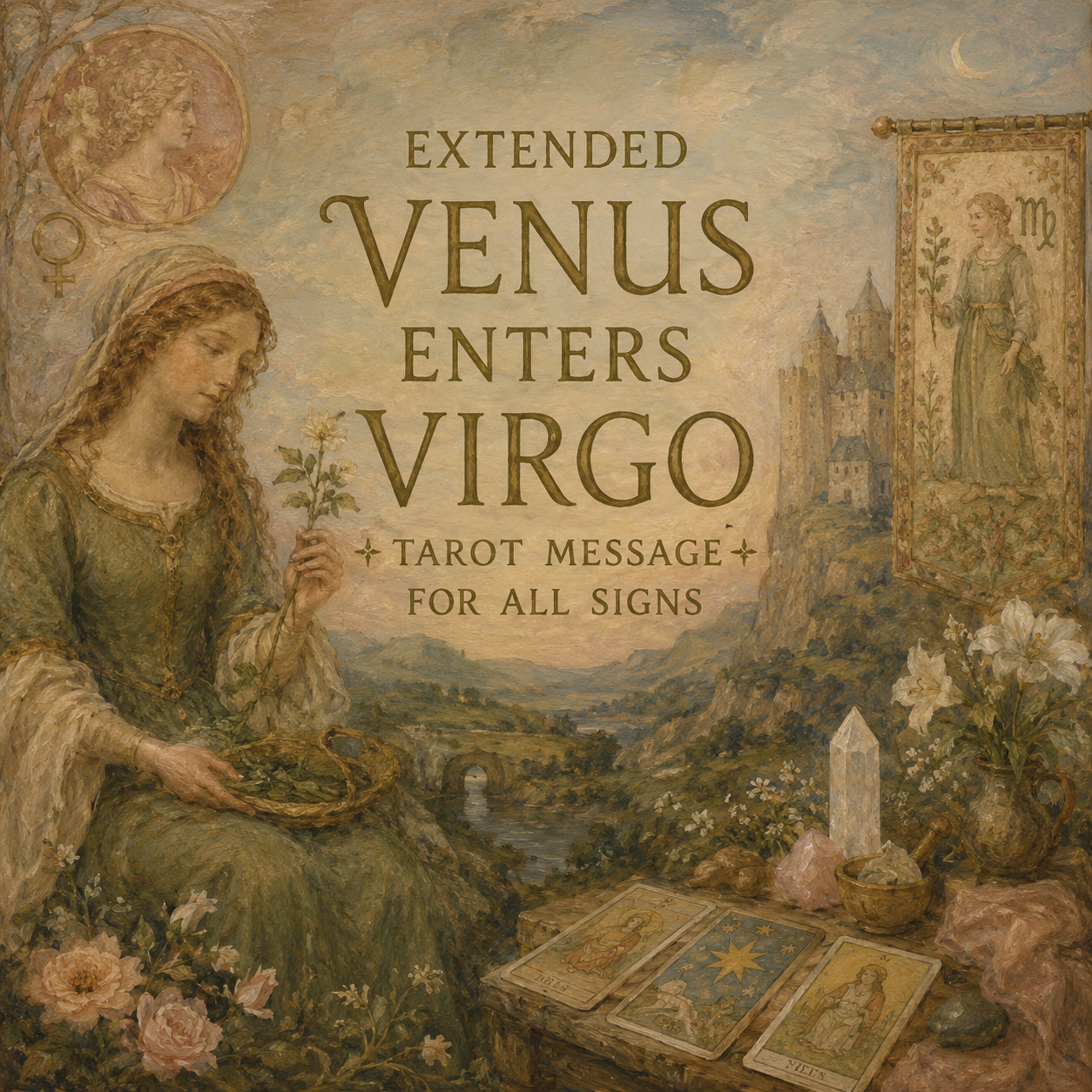 Extended Venus Enters Virgo Tarot Message