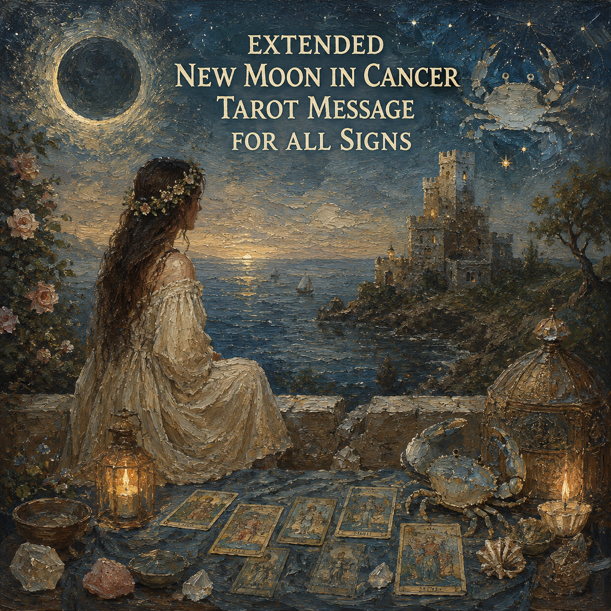 Extended New Moon in Cancer Tarot Message