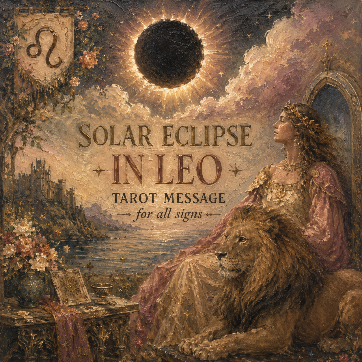Solar Eclipse in Leo Tarot Message