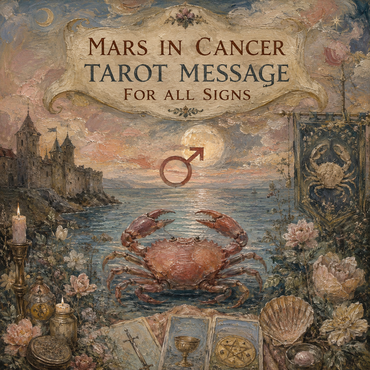 Mars in Cancer Tarot Message