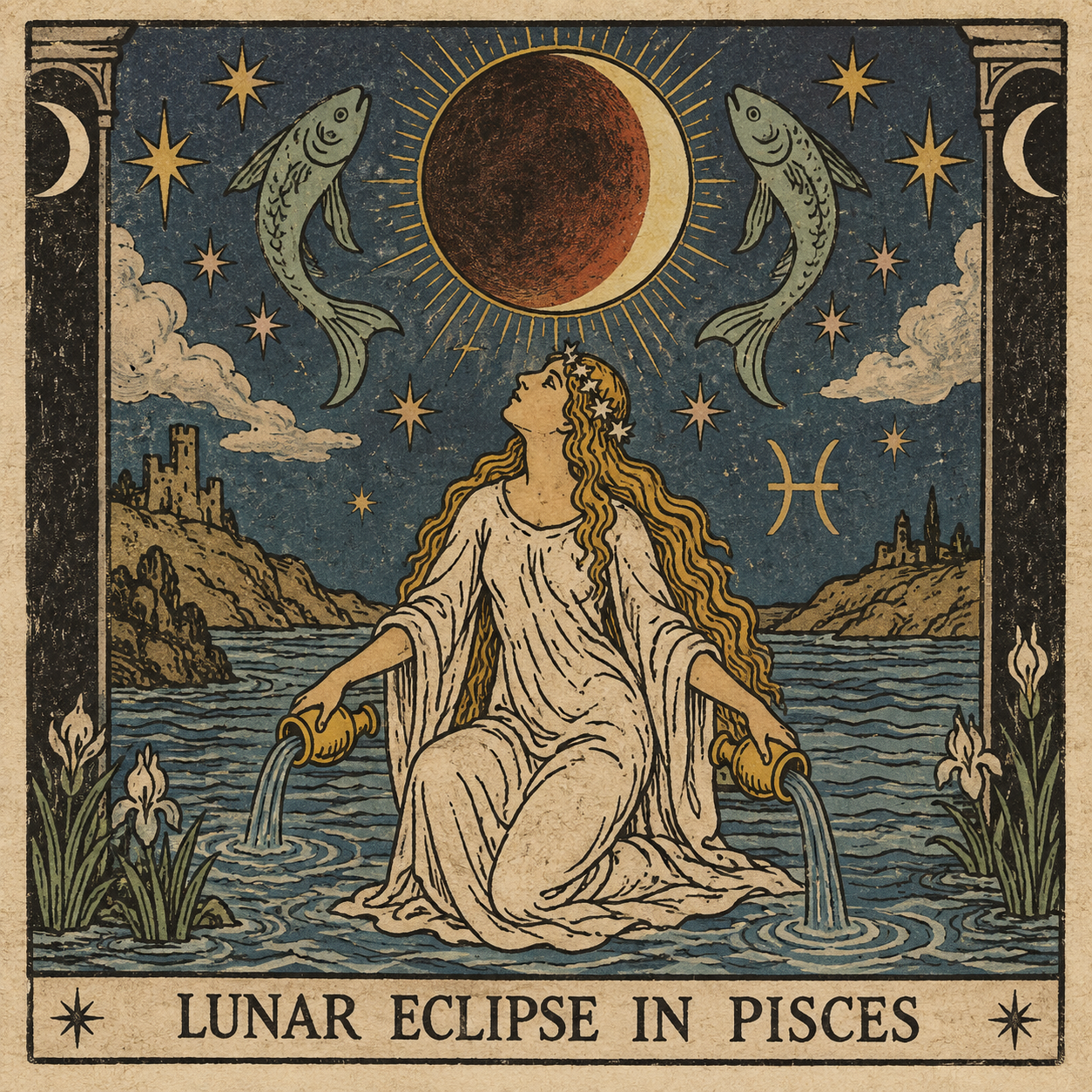 Extended Lunar Eclipse in Pisces
