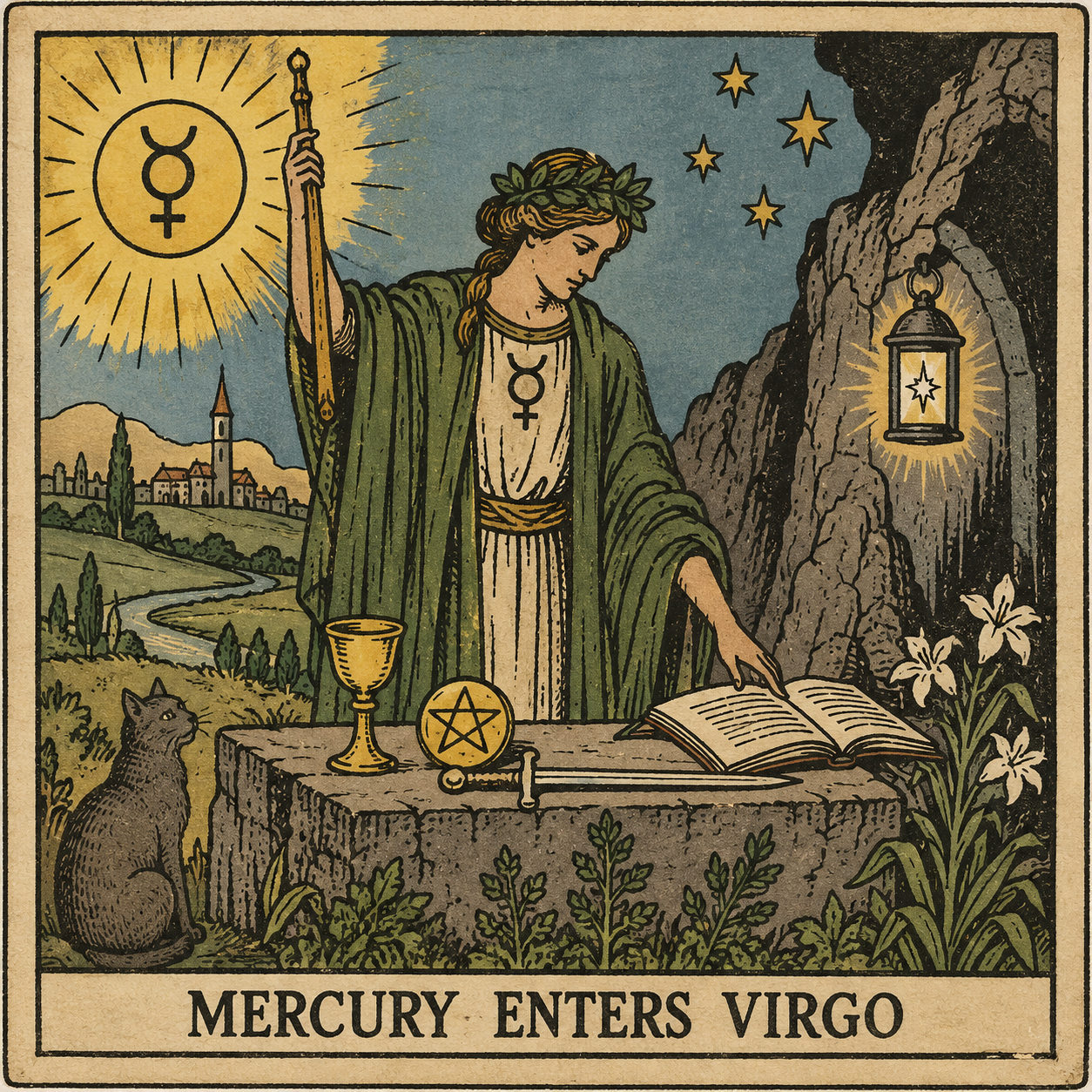 Extended Mercury Enters Virgo Tarot Message
