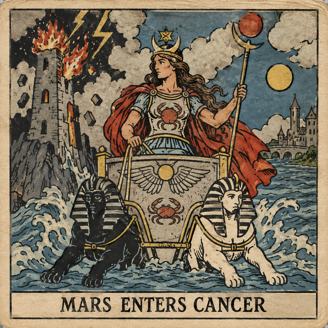 Extended Mars in Cancer Tarot Message