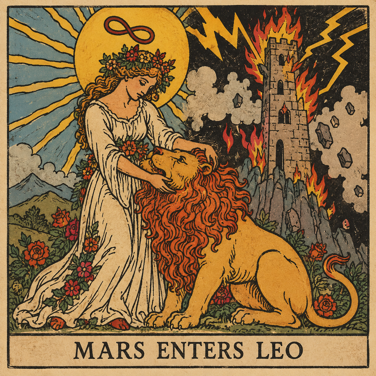Mars in Leo Tarot Message