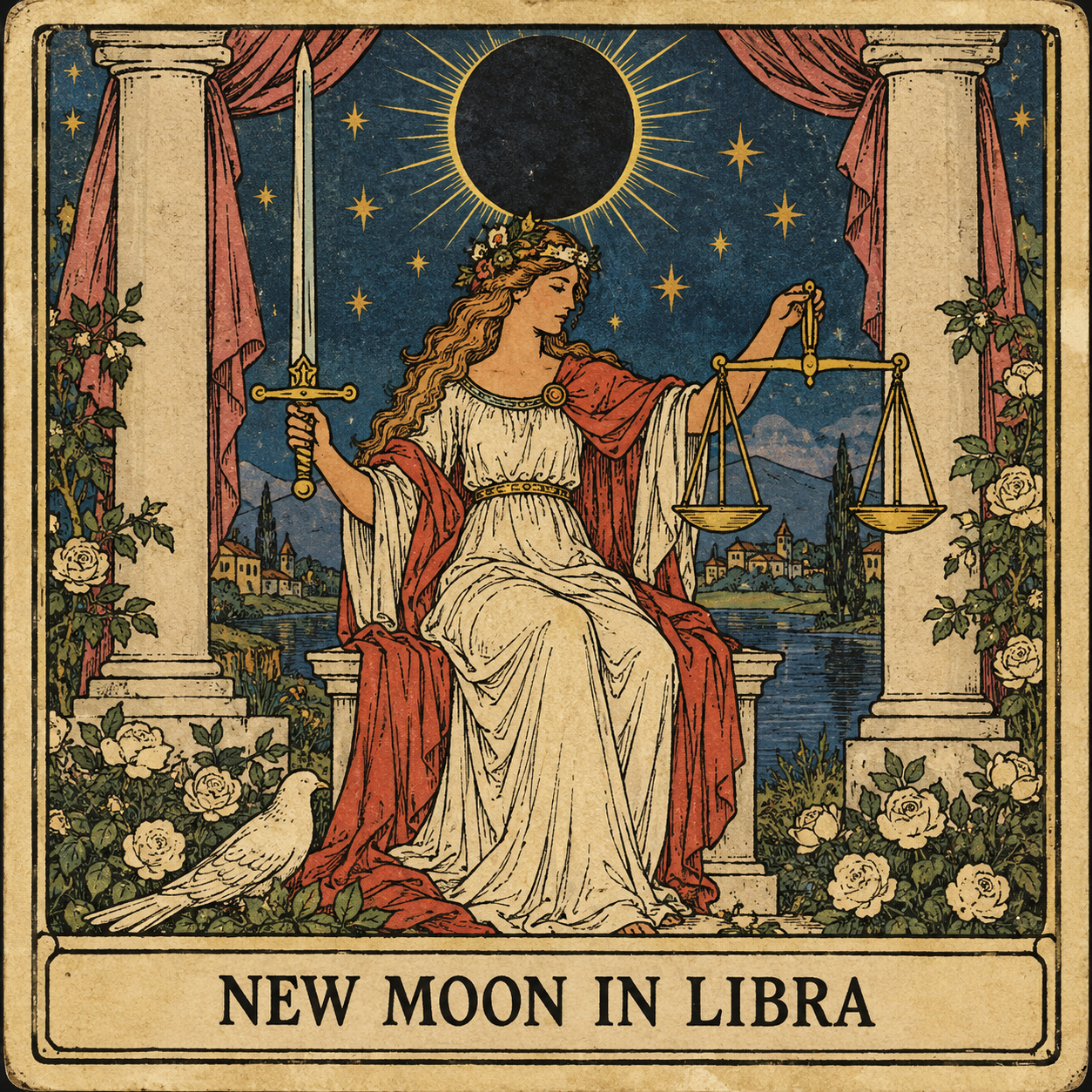 New Moon in Libra Tarot Horoscope