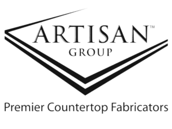 Logo for Artisan Group with the tagline 'Premier Countertop Fabricators'.