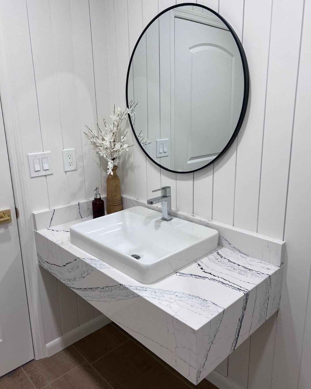 Life is too short for ordinary spaces. Embrace the extraordinary. @cambriasurfaces - "Portrush"

.

.

.

.

#floridacustommarble #jacksonville #florida #cabinetry #countertops #bathroom #vanity #bathroomvanity #bathroomdesign #bathroomsofi
