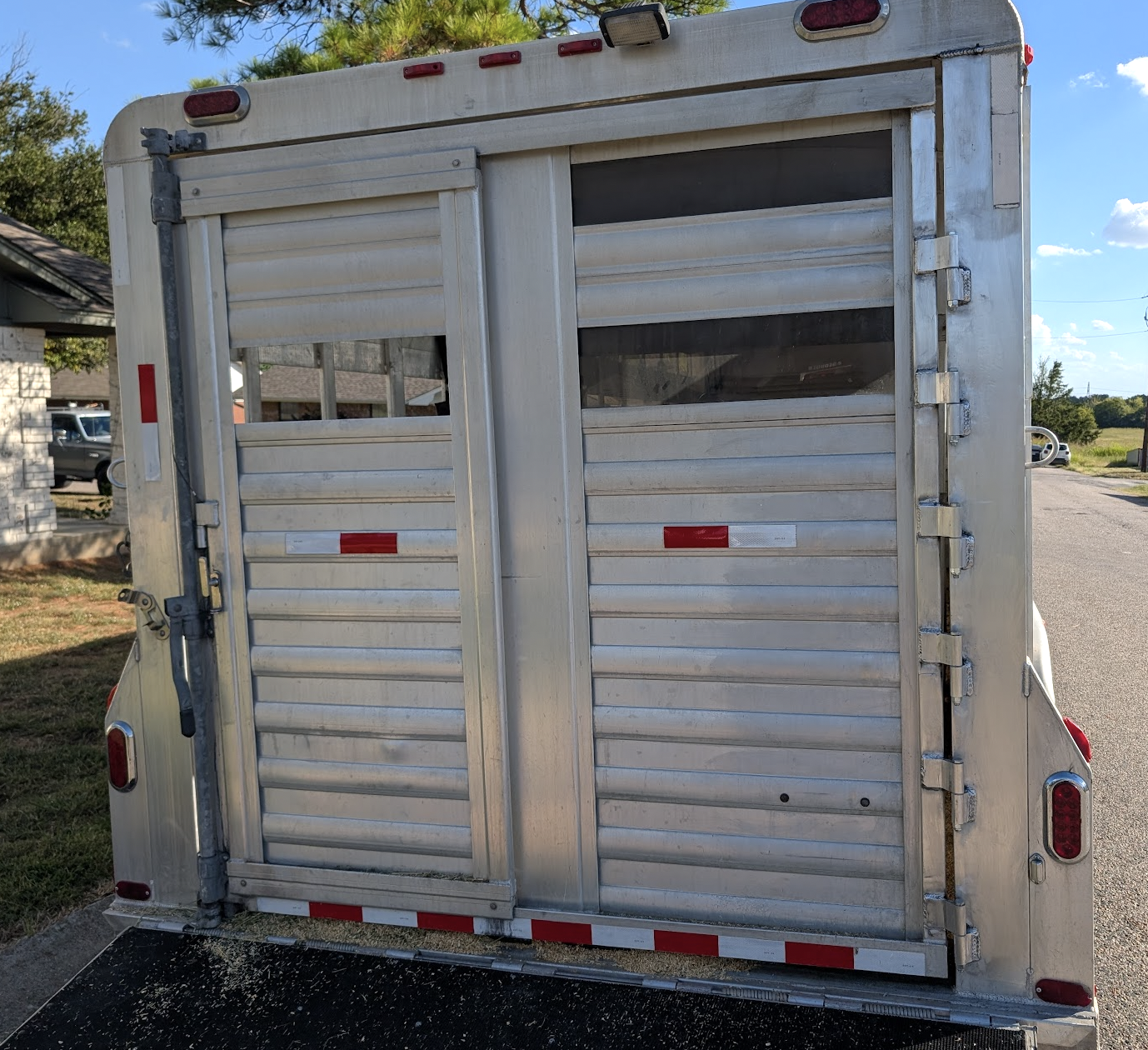 Aluminum Horse trailer repair by JH Tig Works LLC in North Texas and Southern Oklahoma