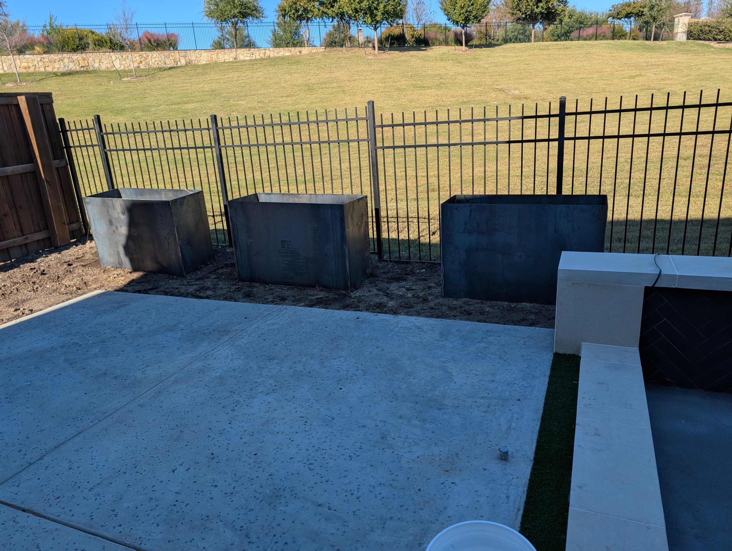 Custom Steel Planter Boxes