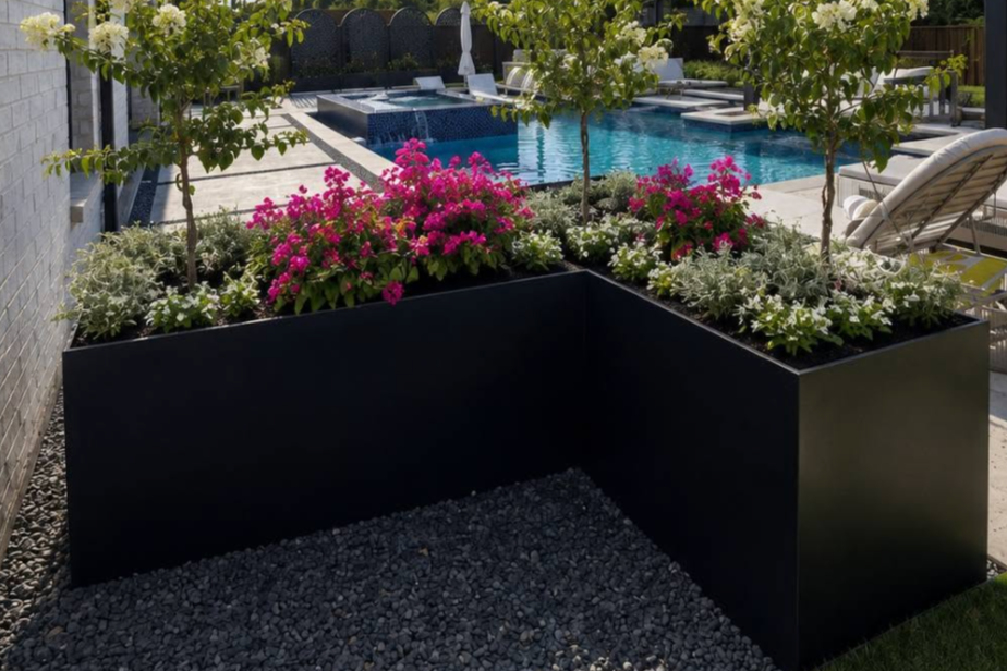 Custom Steel Planters