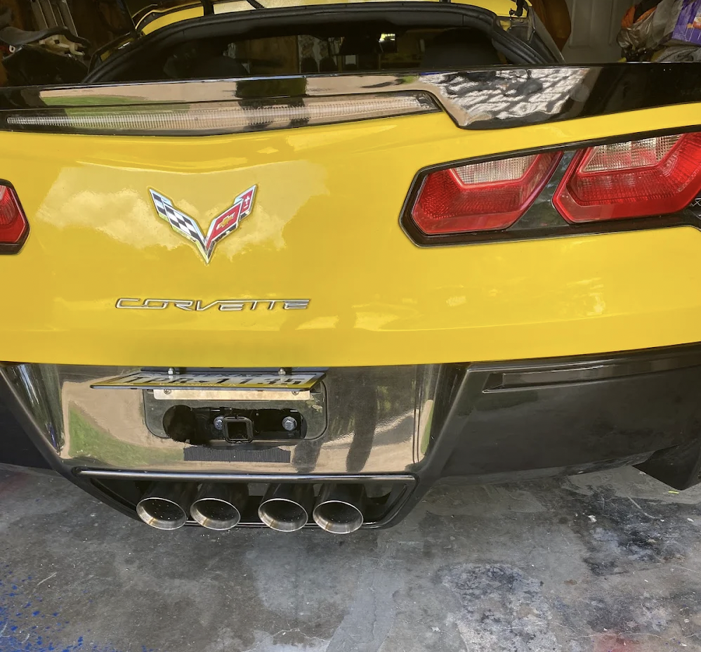 Corvette bracket fabricated by JH Tig Works LLC in North Texas and Southern Oklahoma
