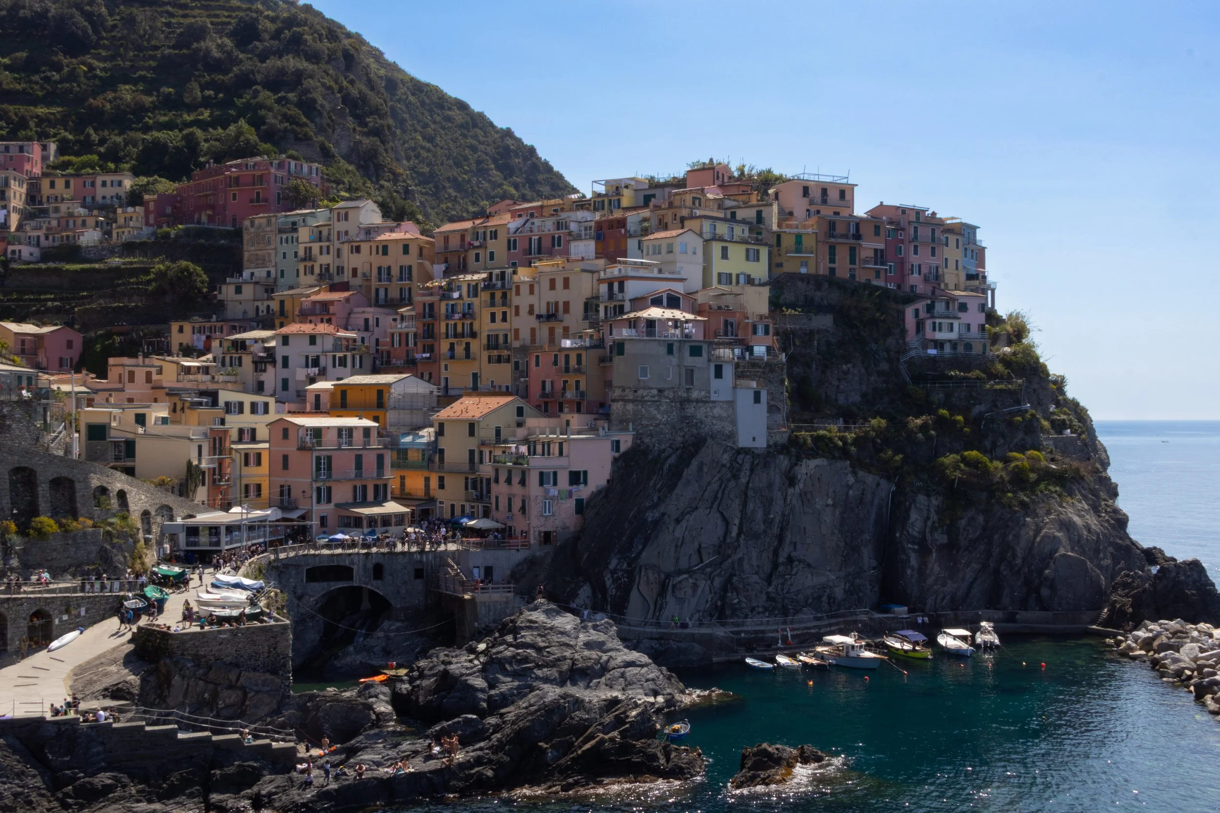 Cinque Terre, Italy | A colorful coastal village overlooking the Ligurian sea.