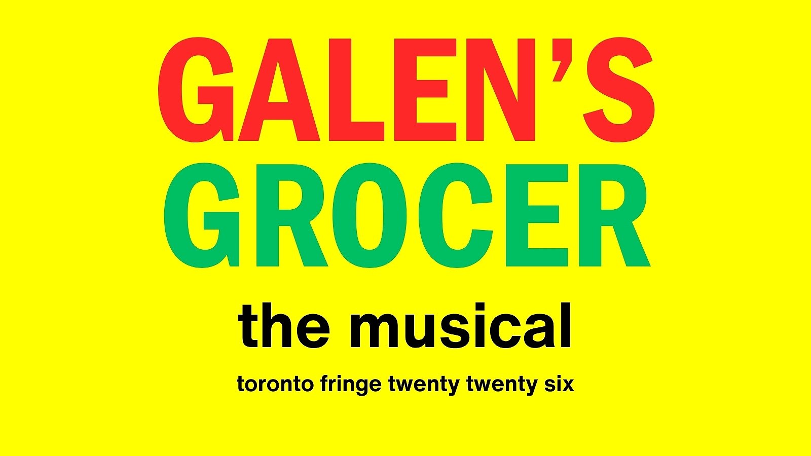 Toronto Fringe 2026