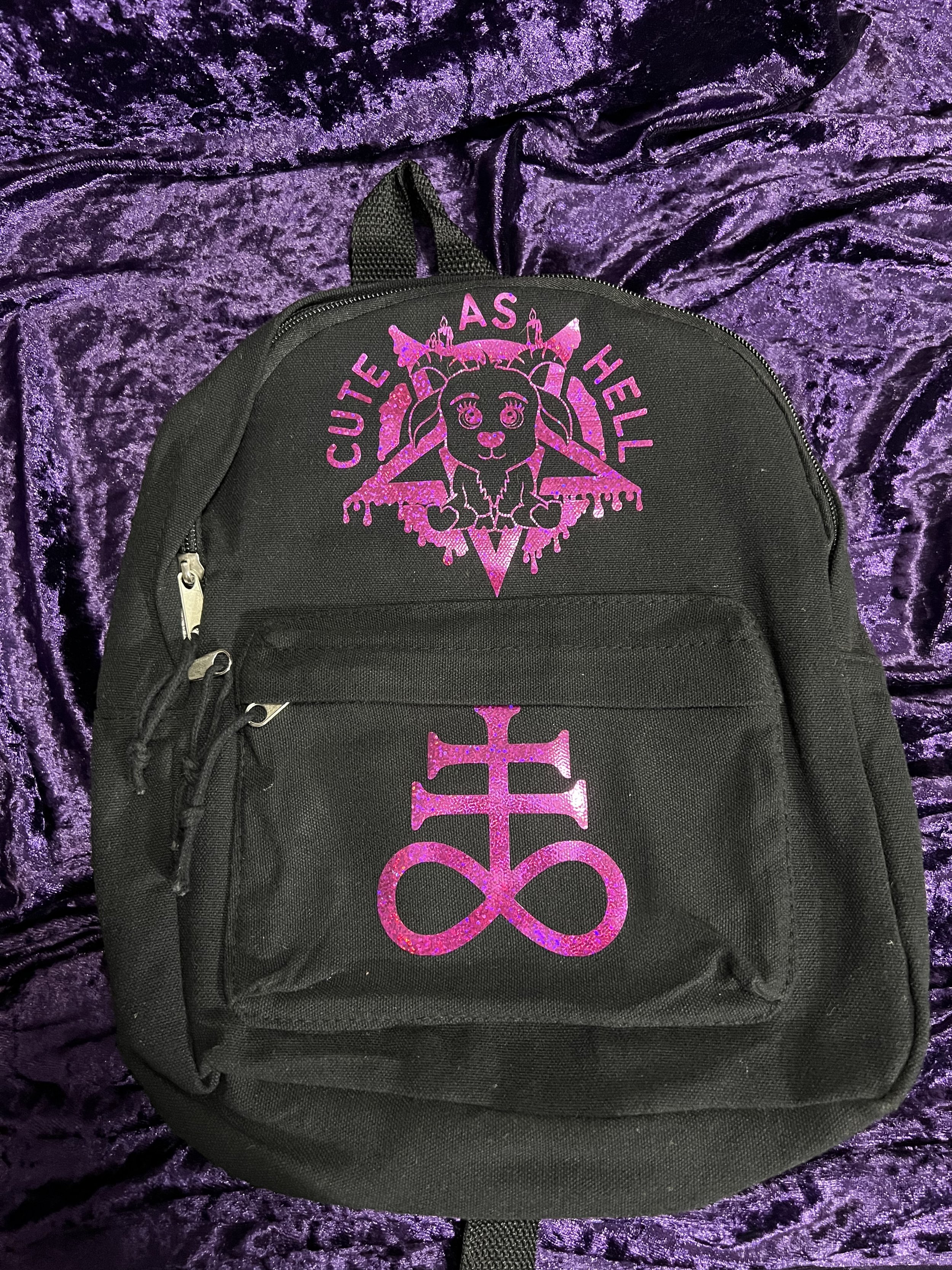 Cute As Hell Mini Backpack