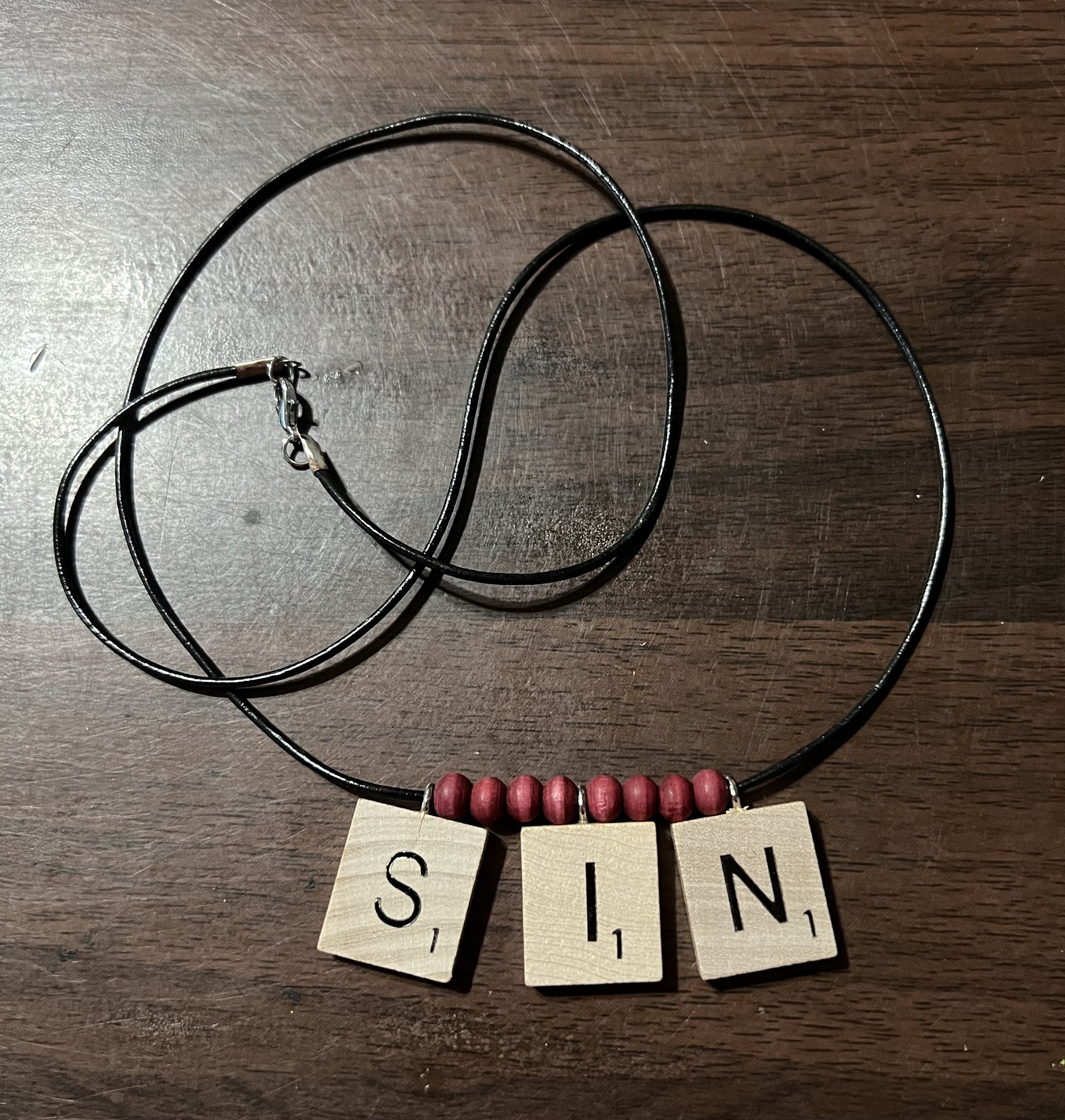 Sin Tile Necklace