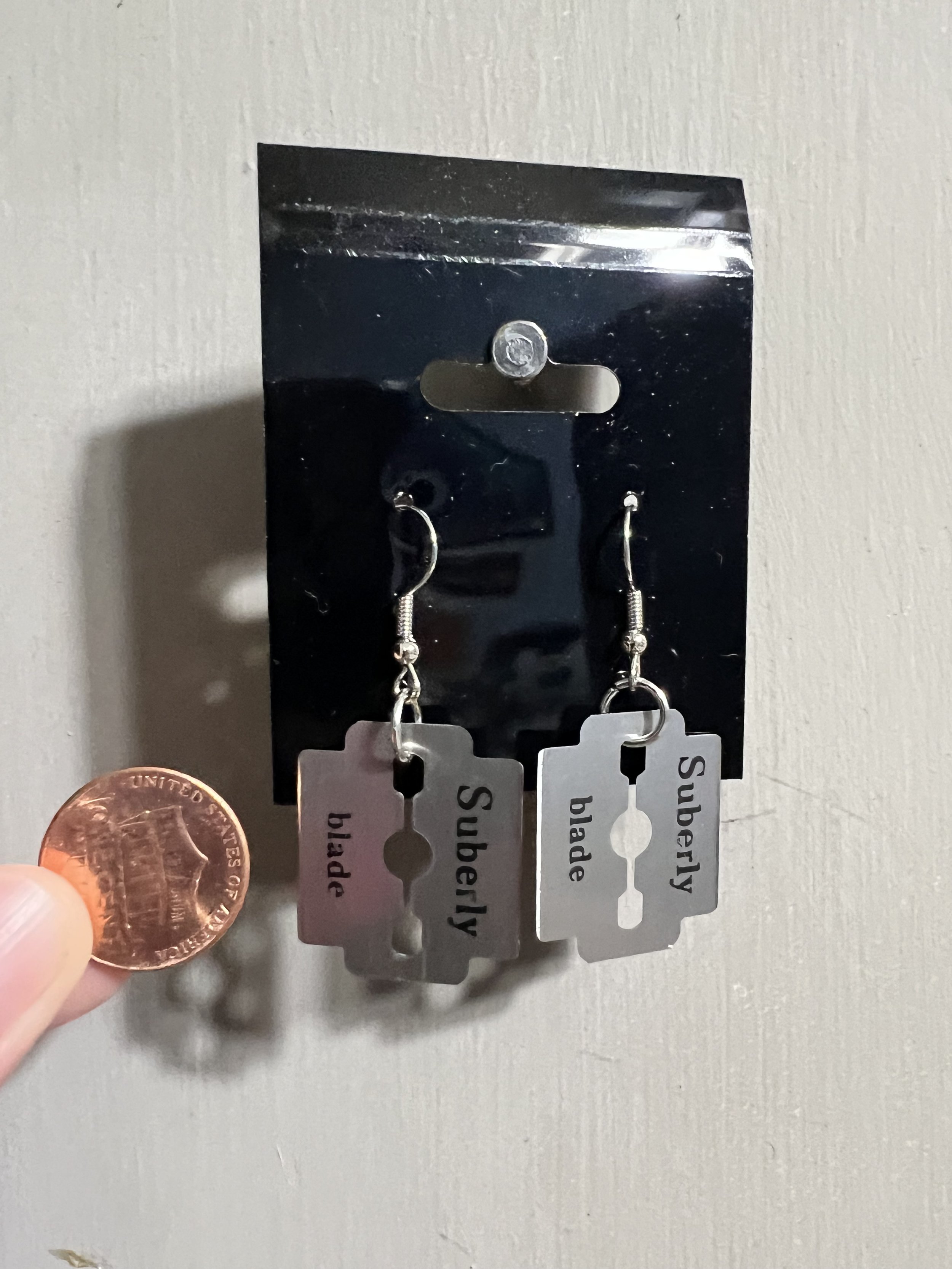 Razor Earrings
