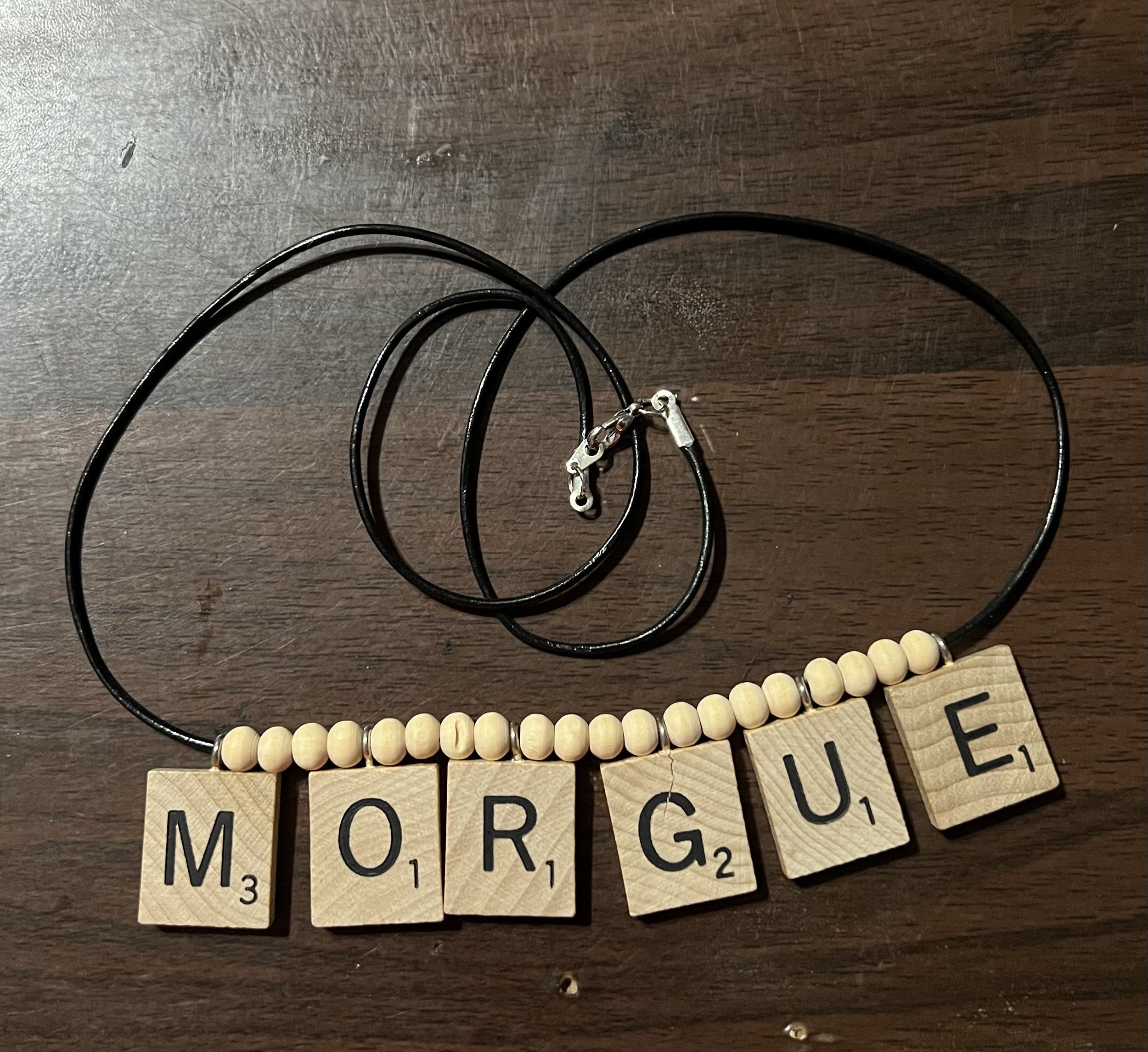 Morgue Tile Necklace