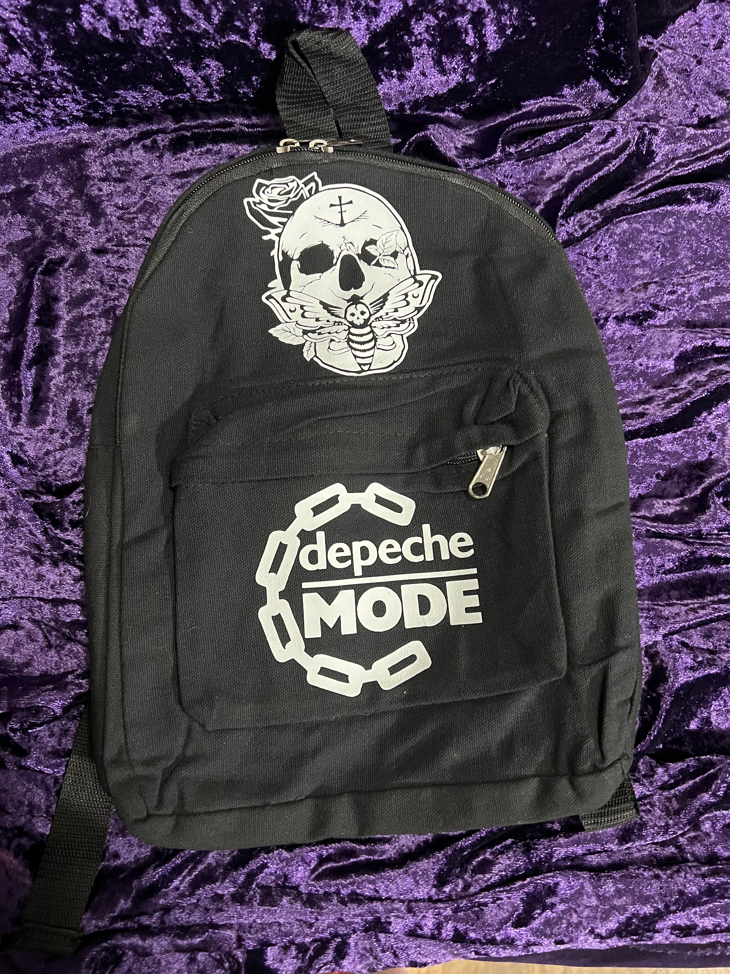 Depeche Mode (White) Mini Backpack