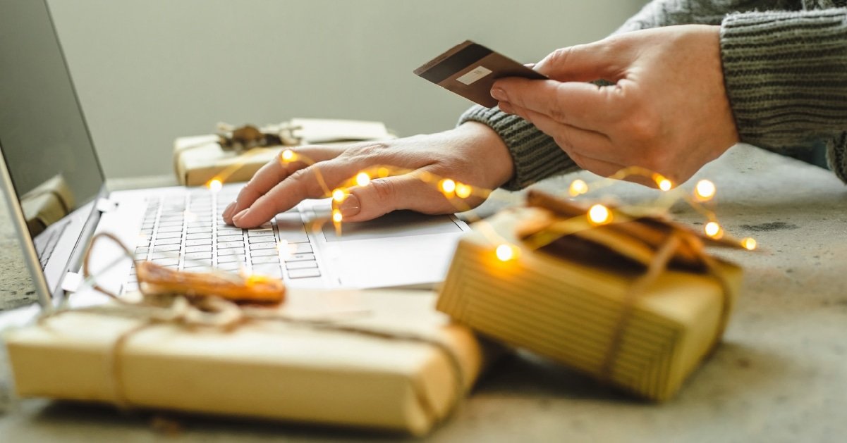 Using a computer with credit card