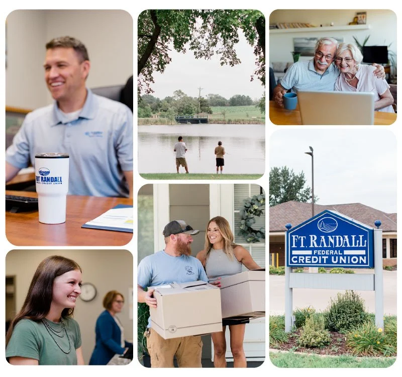 Collage of Ft.Randall lifestyle images.