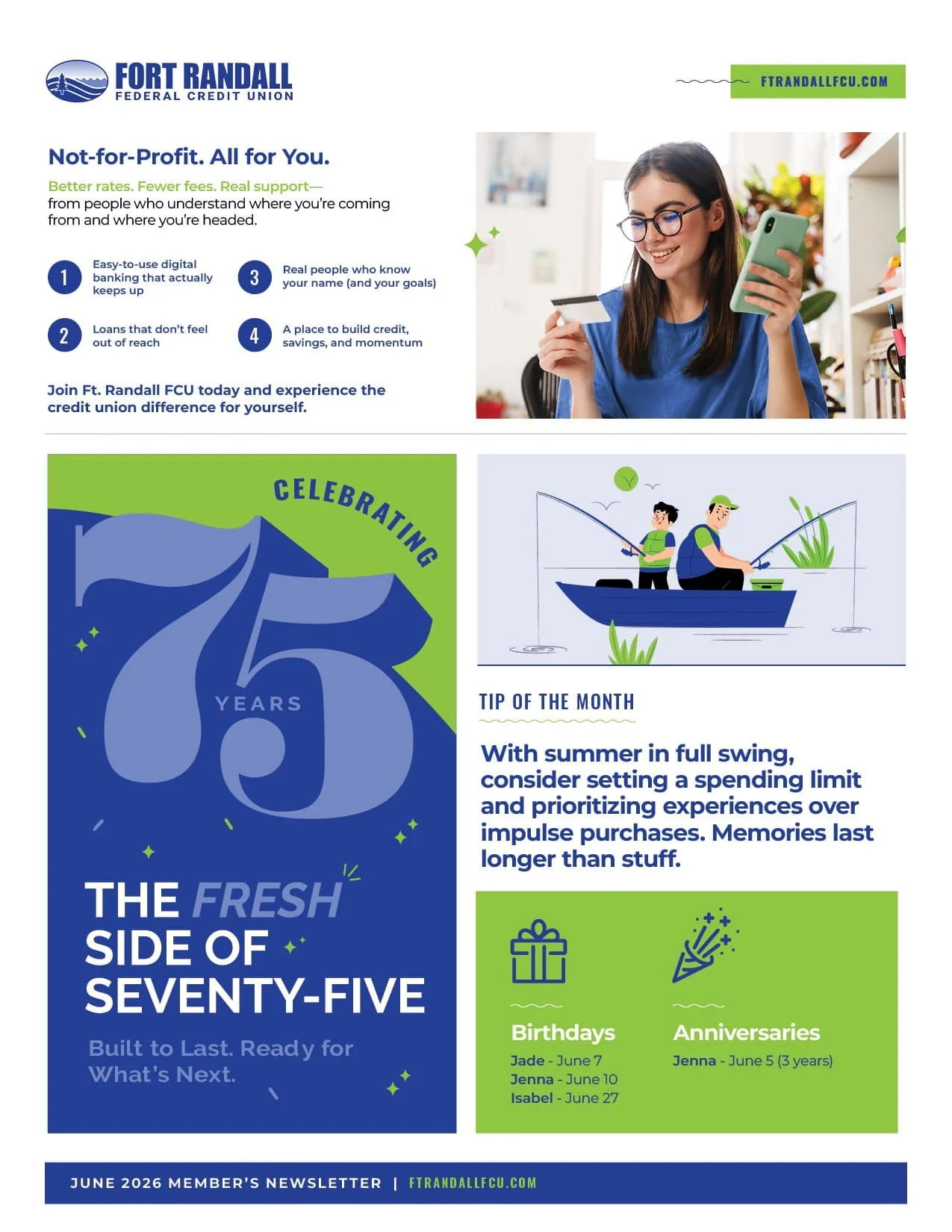 Back Side of June Newsletter