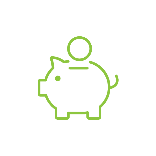 Piggy Bank Line Icon