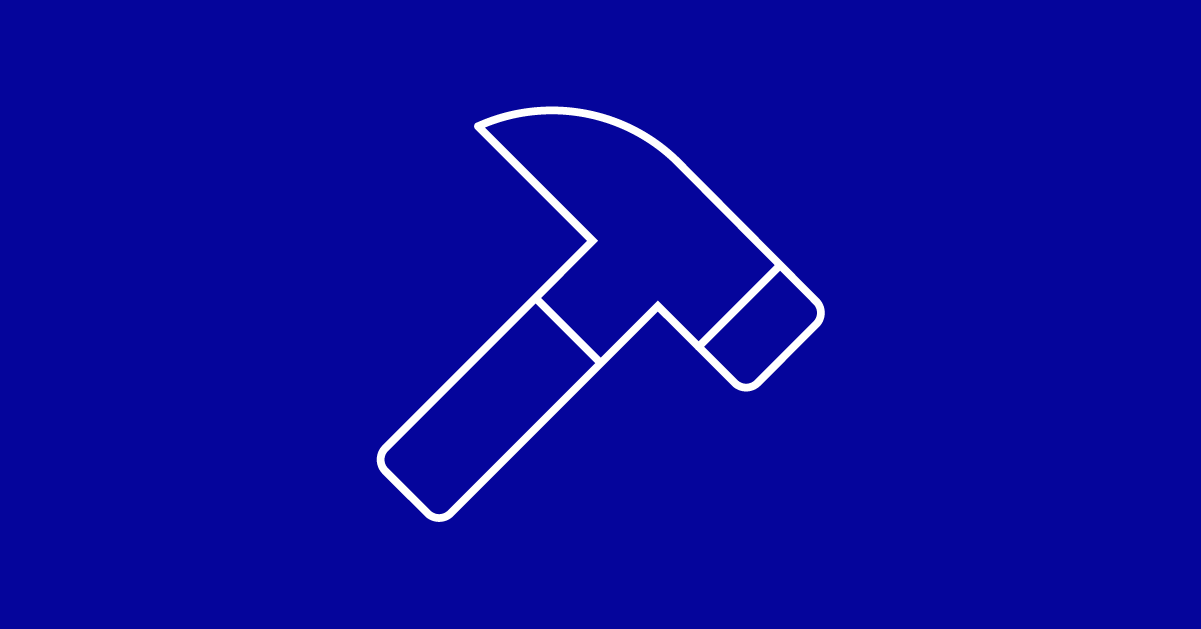 graphic of a hammer