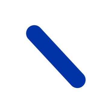 A black background with a blue diagonal bar.