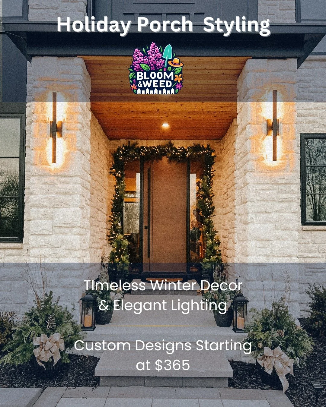 🍂 Welcome Your Guests in Style 🌲

Hosting Thanksgiving or Christmas this year? Make your porch the warm, inviting first impression your guests will love. From festive greens and soft lighting to elegant winter planters , we&rsquo;ll design a look t