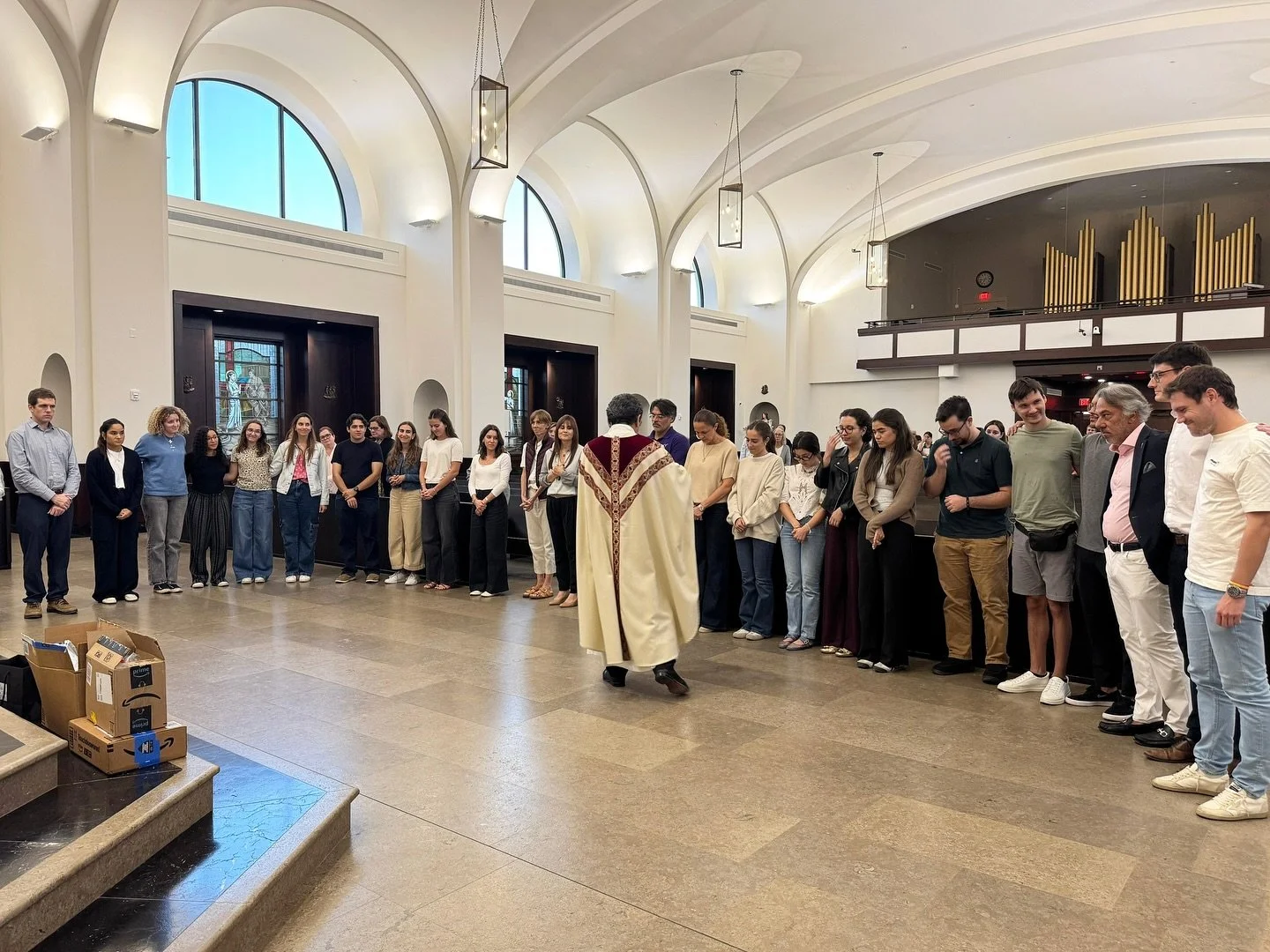Effeta 15 sending off Mass! 
May the Holy Spirit open the hearts of our youth to hear God’s voice and encounter His transforming love this weekend. Let us pray for each one of them 🙏🏼
Come, Holy Spirit!
