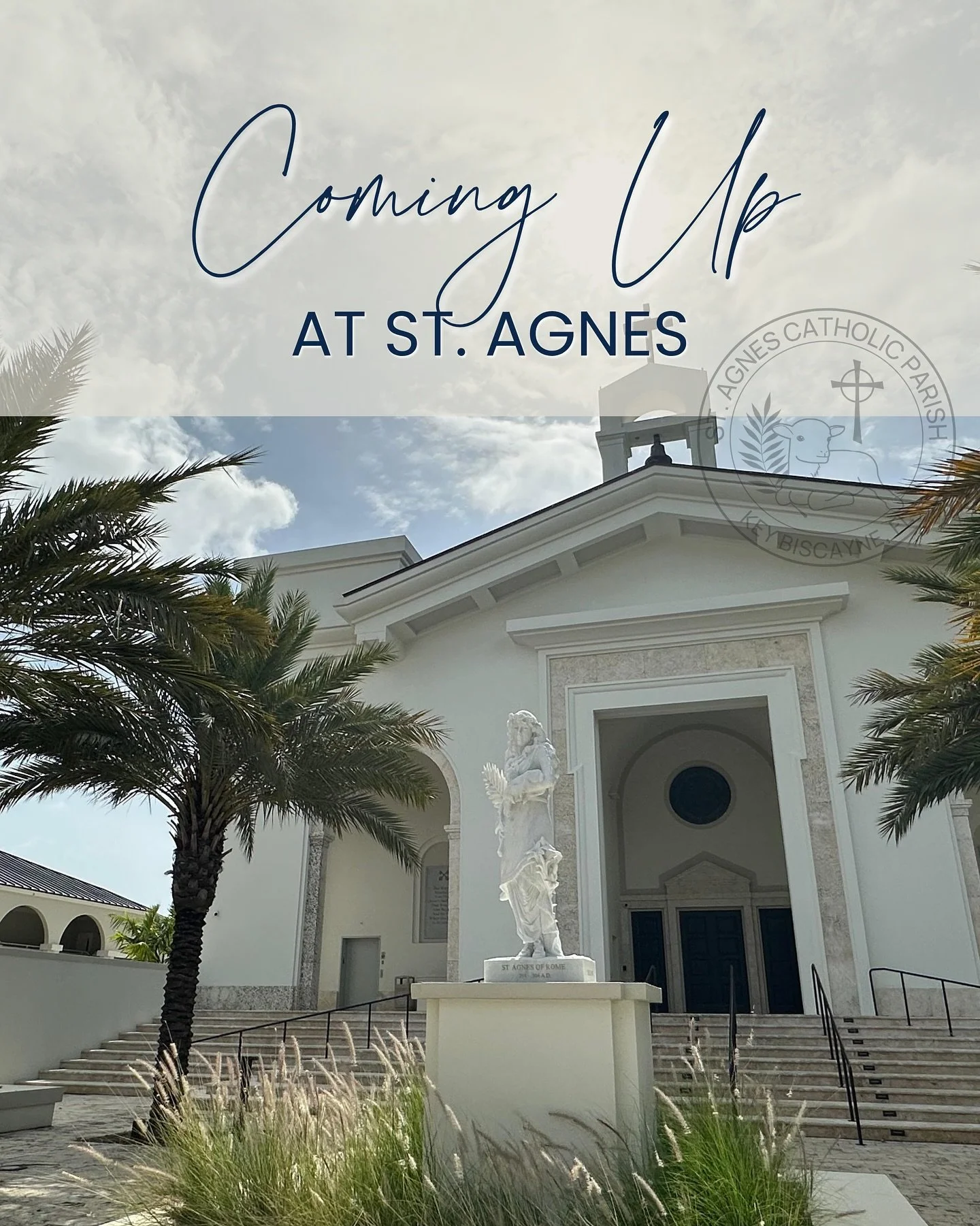 Scroll through to see what’s coming up at St. Agnes Catholic Parish in the next days ➡️ ➡️ ➡️
From joyful gatherings and retreats to our regular schedule and moments of prayer, there’s something for everyone. Come walk with us in faith,