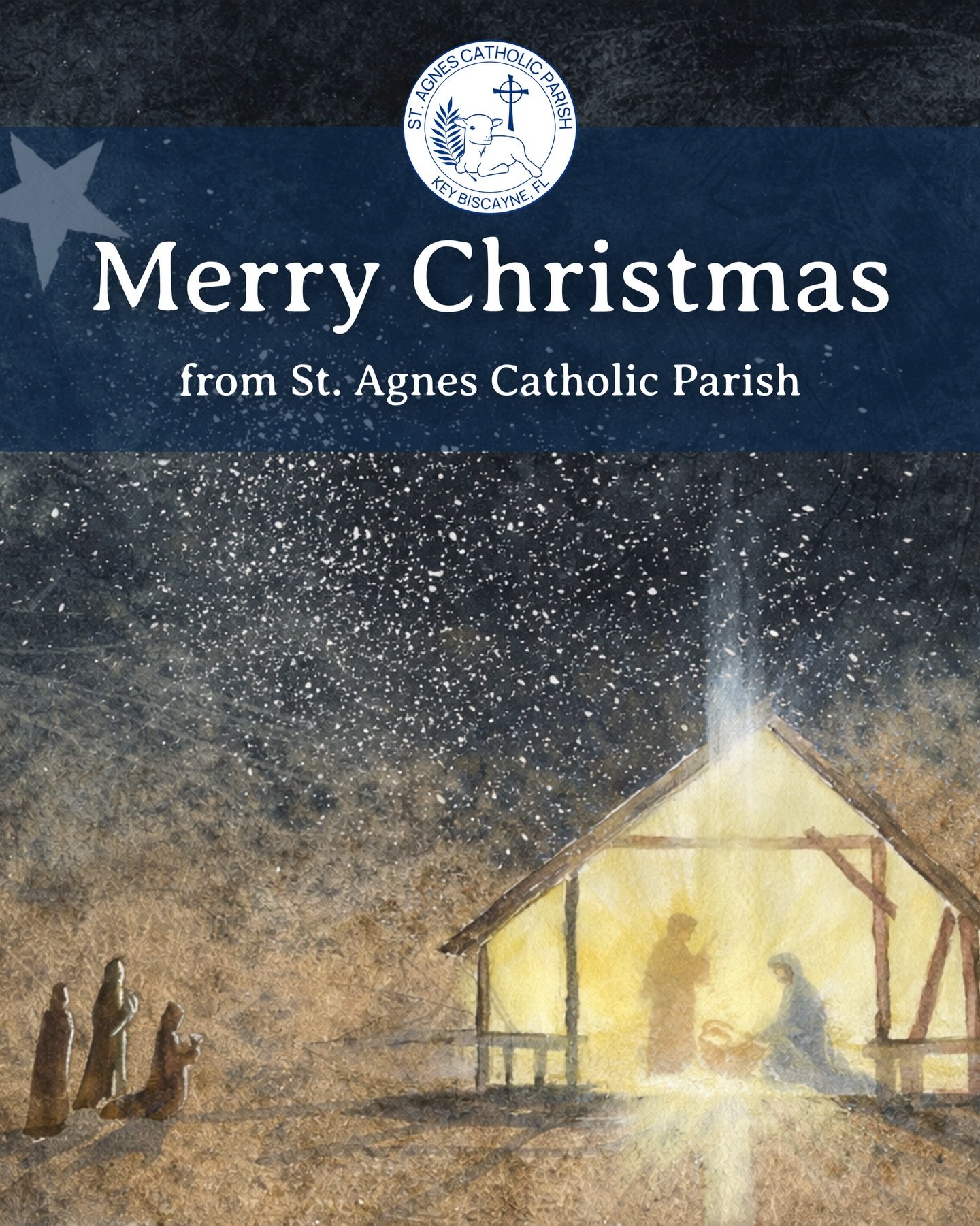 Merry Christmas, St. Agnes family!

&ldquo;Today a Savior has been born for us.&rdquo;
May the newborn Christ bring peace to your hearts, joy to your homes, and hope to your families.

Wishing you a blessed and holy Christmas. 🤍

Together, we are St