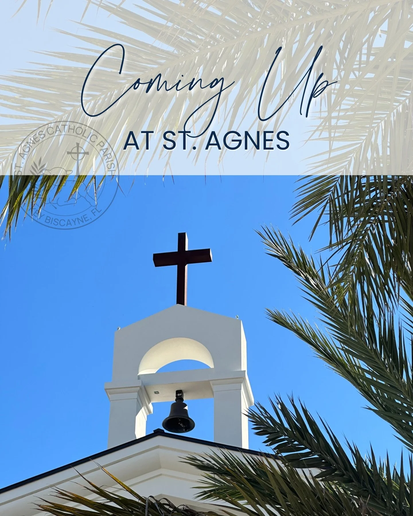 Scroll through to see all the upcoming events at St. Agnes. 🙏🏼