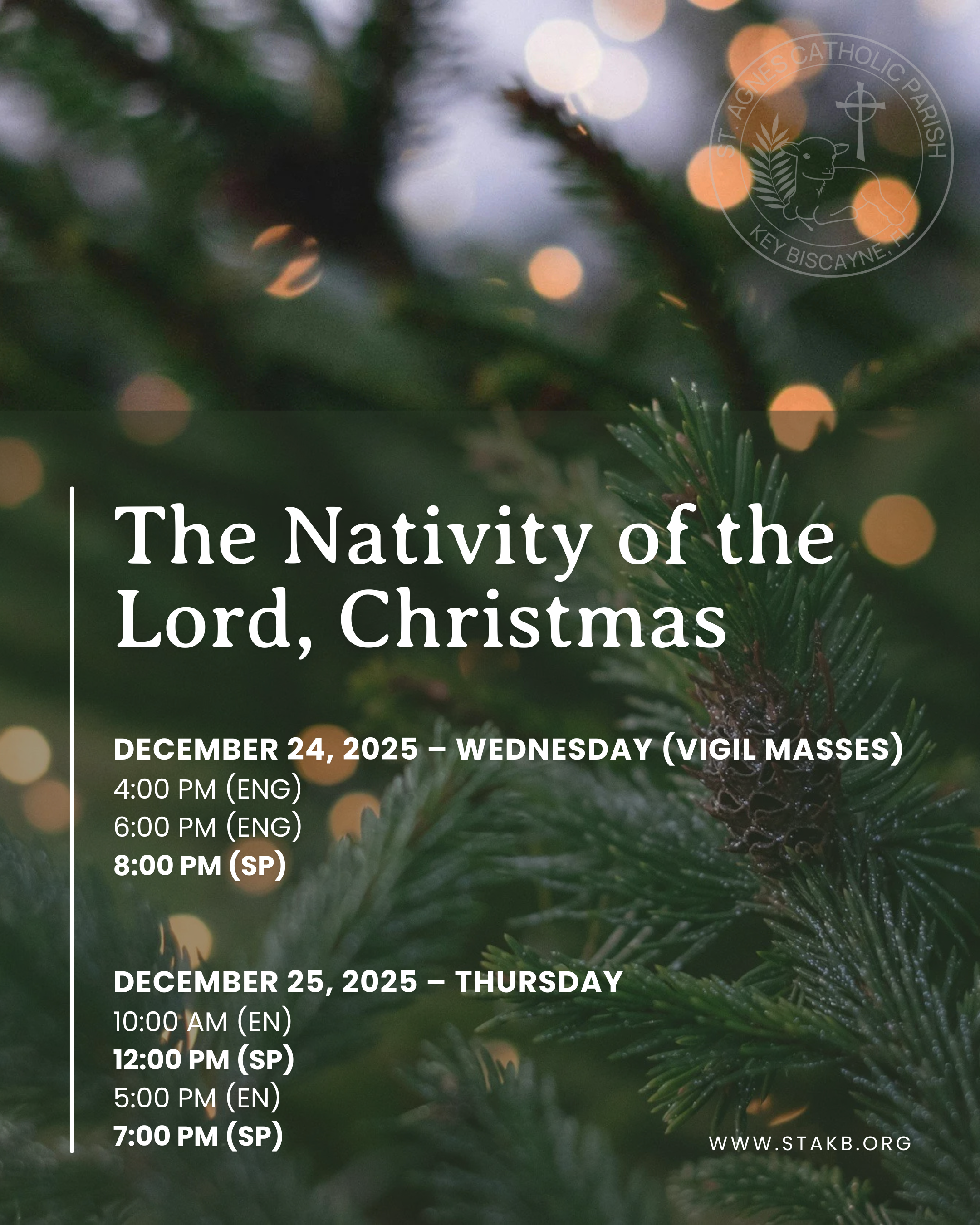 Christmas Masses - The Nativity of the Lord