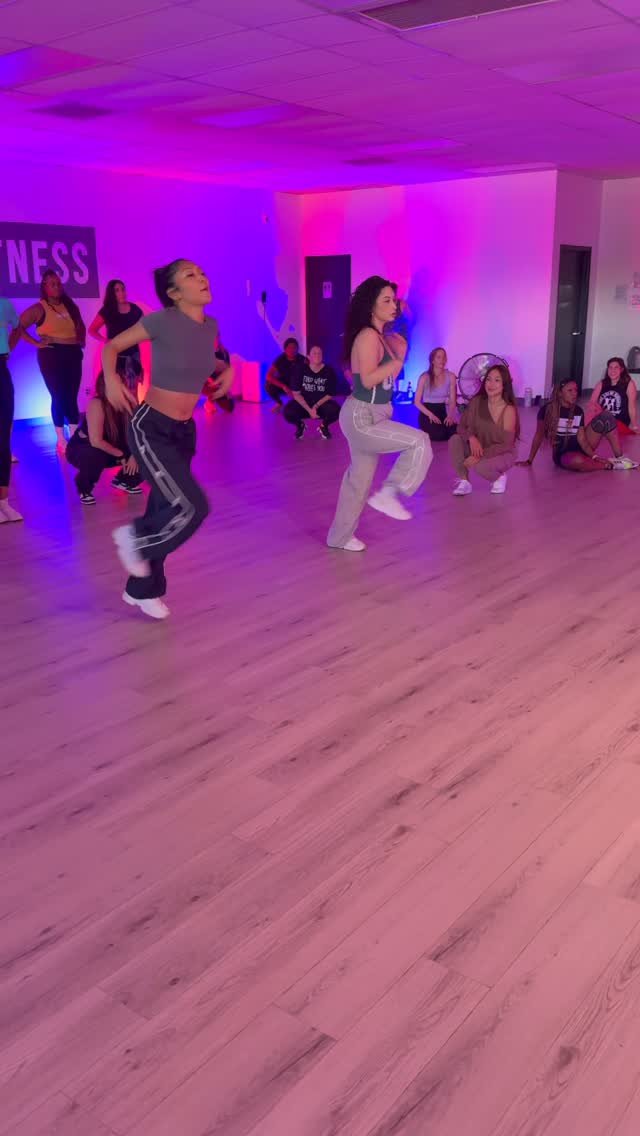 @saleen_enos and @melymamis at our Grand Opening Class! Catch @saleen_enos teaching Jazz Funk 8PM Monday, and @melymamis teaching 8PM Tuesday.