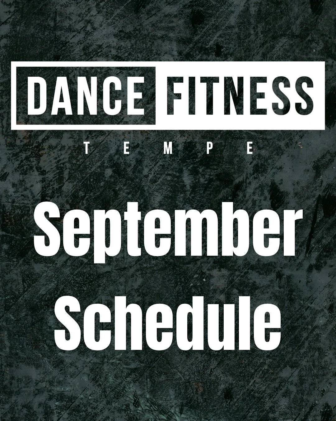 The September schedule is here! To book a spot in class, book through the instructor, not the studio. We’ve provided handles below:
Monday
- 5PM Dance Fitness @bigkidrick
- 6PM Sensazão Dance Fitness @dianac_ssz
- 7PM Dance Choreogra