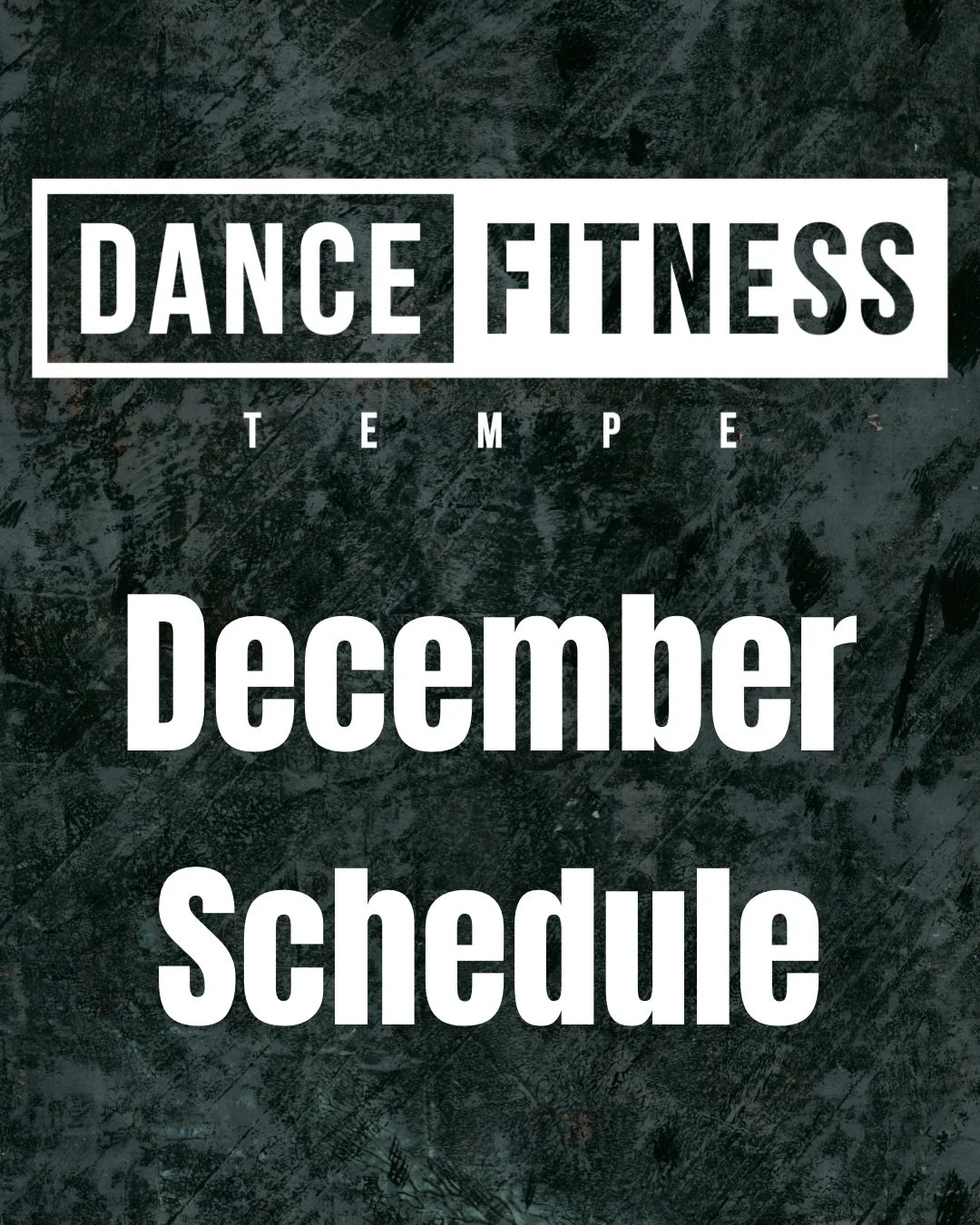 The December schedule is here! To book a spot in class, book through the instructor, not the studio. We&rsquo;ve provided handles below: 
Monday 
- 5PM Dance Fitness @bigkidrick 
- 6PM Sensaz&atilde;o Dance Fitness @dianac_ssz 
- 7PM Dance Choreograp