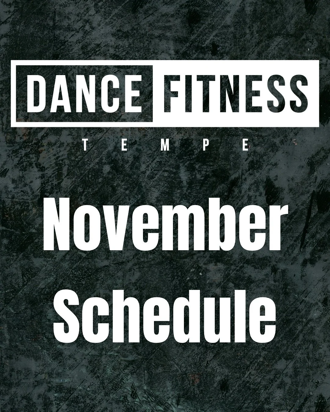 The November schedule is here! To book a spot in class, book through the instructor, not the studio. We&rsquo;ve provided handles below: 
Monday 
- 5PM Dance Fitness @bigkidrick 
- 6PM Sensaz&atilde;o Dance Fitness @dianac_ssz 
- 7PM Dance Choreograp