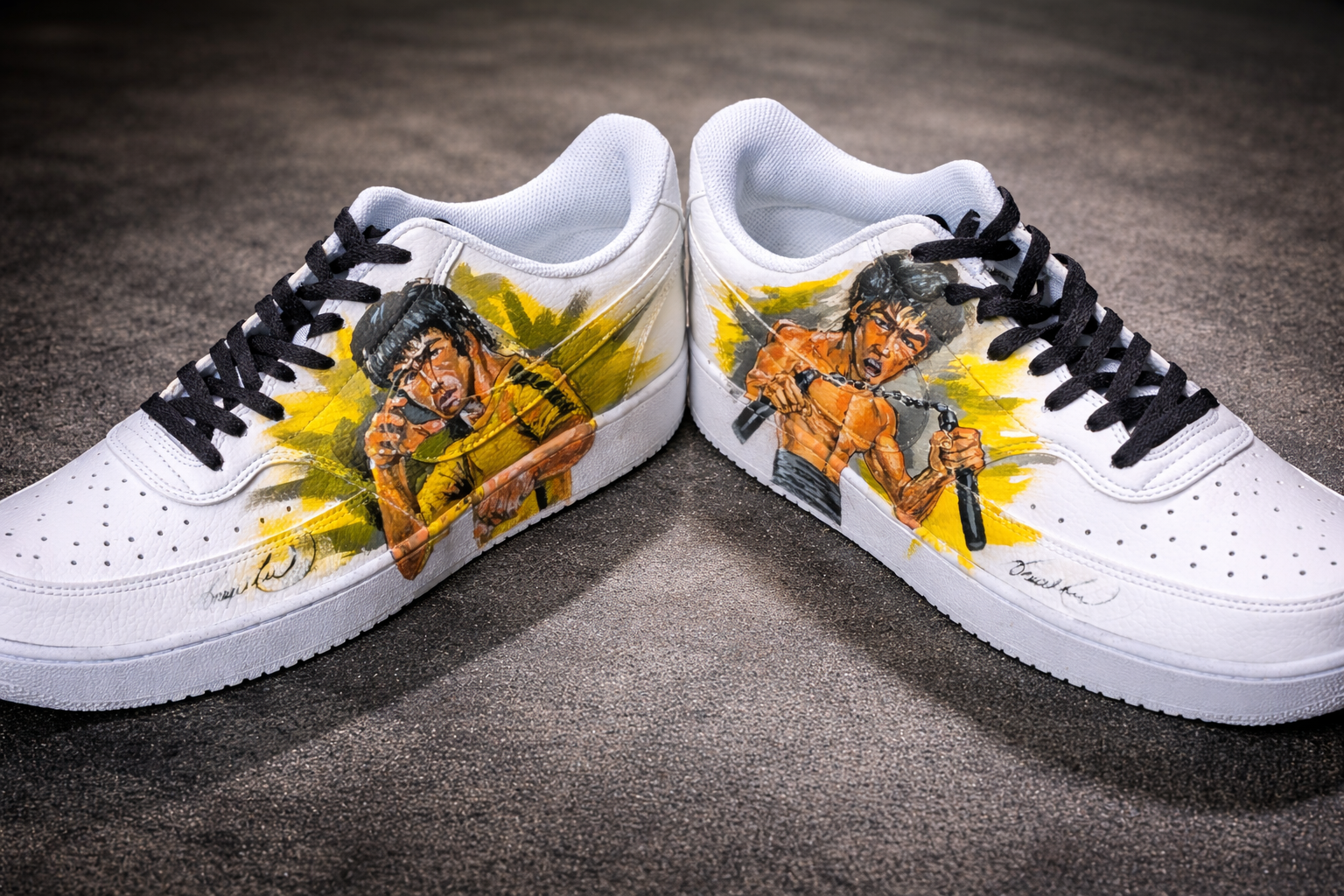Bruce Lee inspired Nike Air Court.png