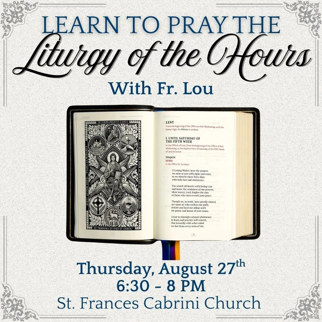 Learn to pray the Liturgy of the Hours
