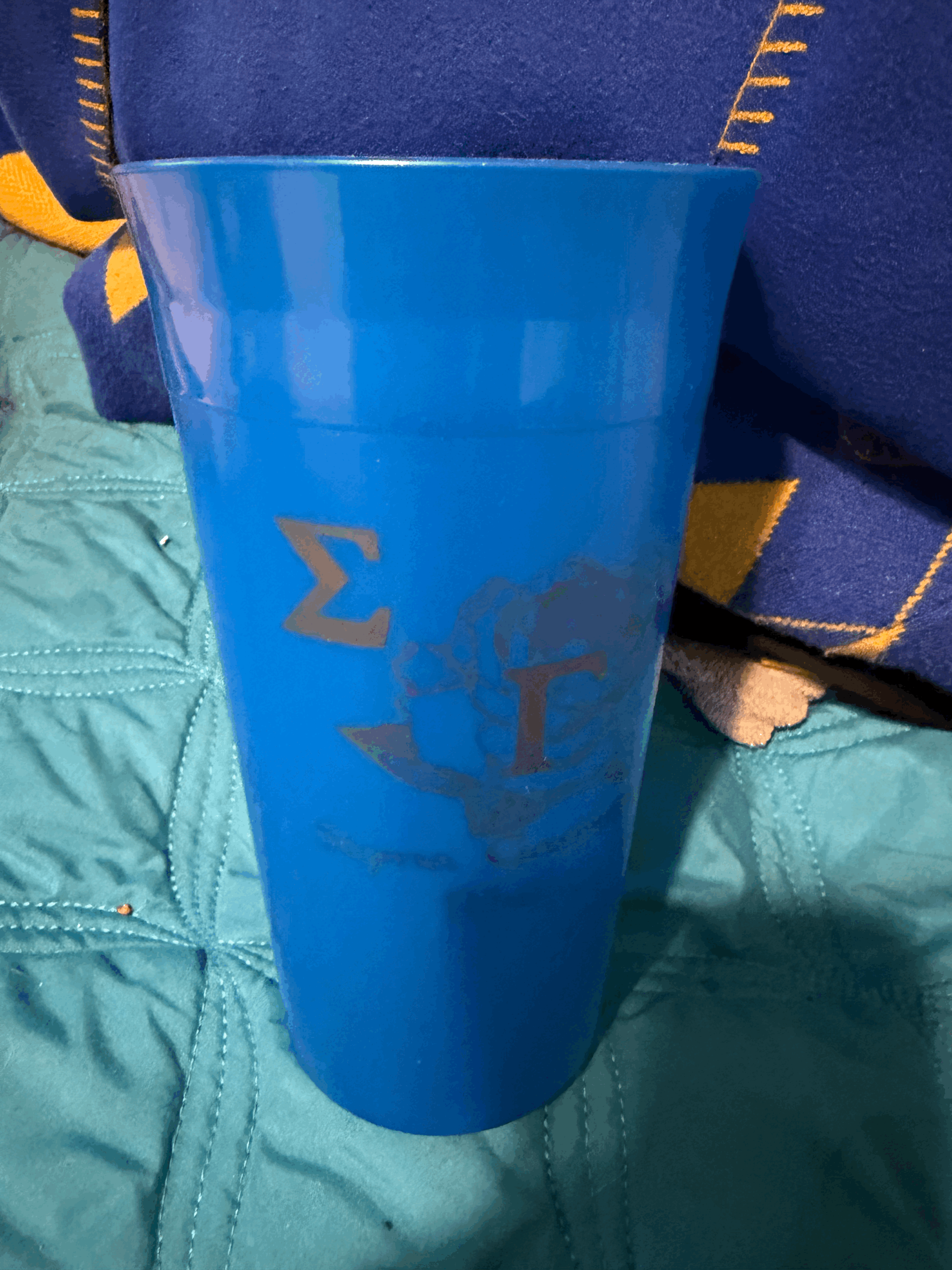 Sigma Gamma Rho Blue Cup - Great Condition