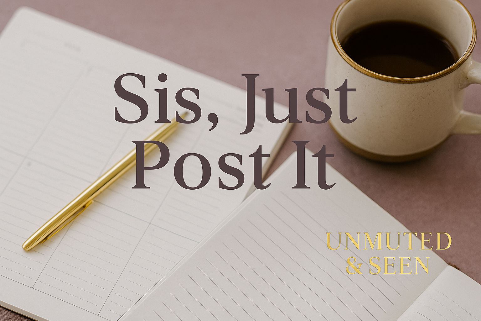 AUDIO 1: Sis, Just Post It