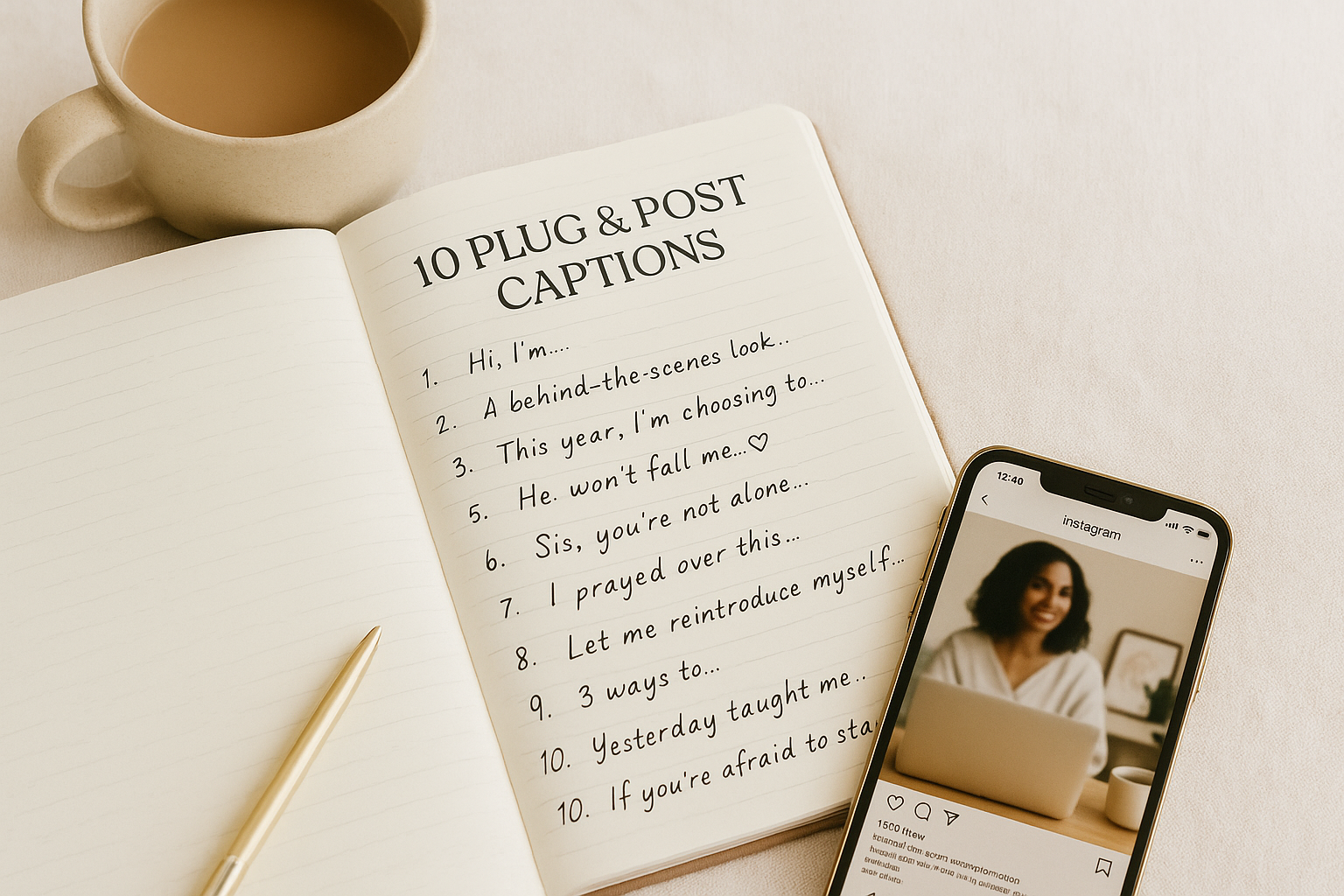 Feel like you never know what to say? These done-for-you captions are rooted in empathy, purpose, and visibility strategy — crafted to help you connect with your audience while still sounding like YOU. No awkward intros or salesy fluff. Just plug, pe