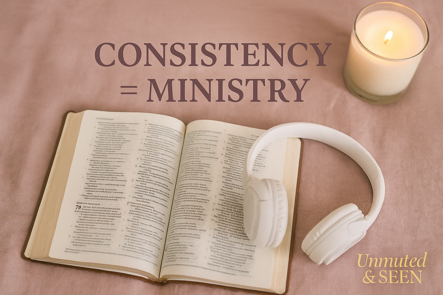 AUDIO 2: Consistency = Ministry